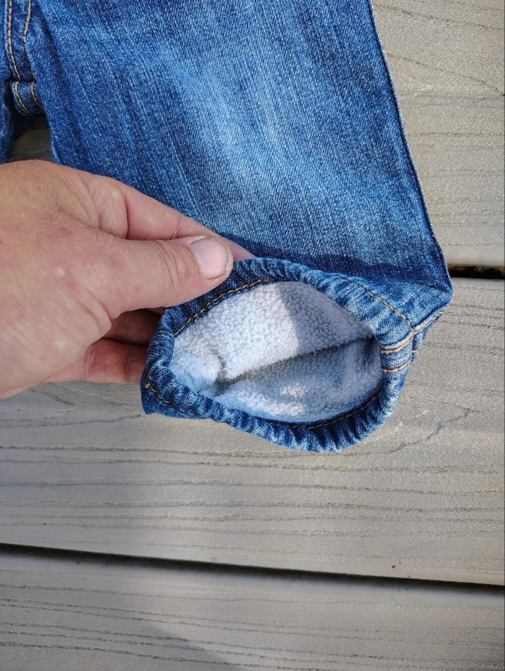 Old Navy Infant Denim Jeans in Faded Blue. Size 0-3 Months